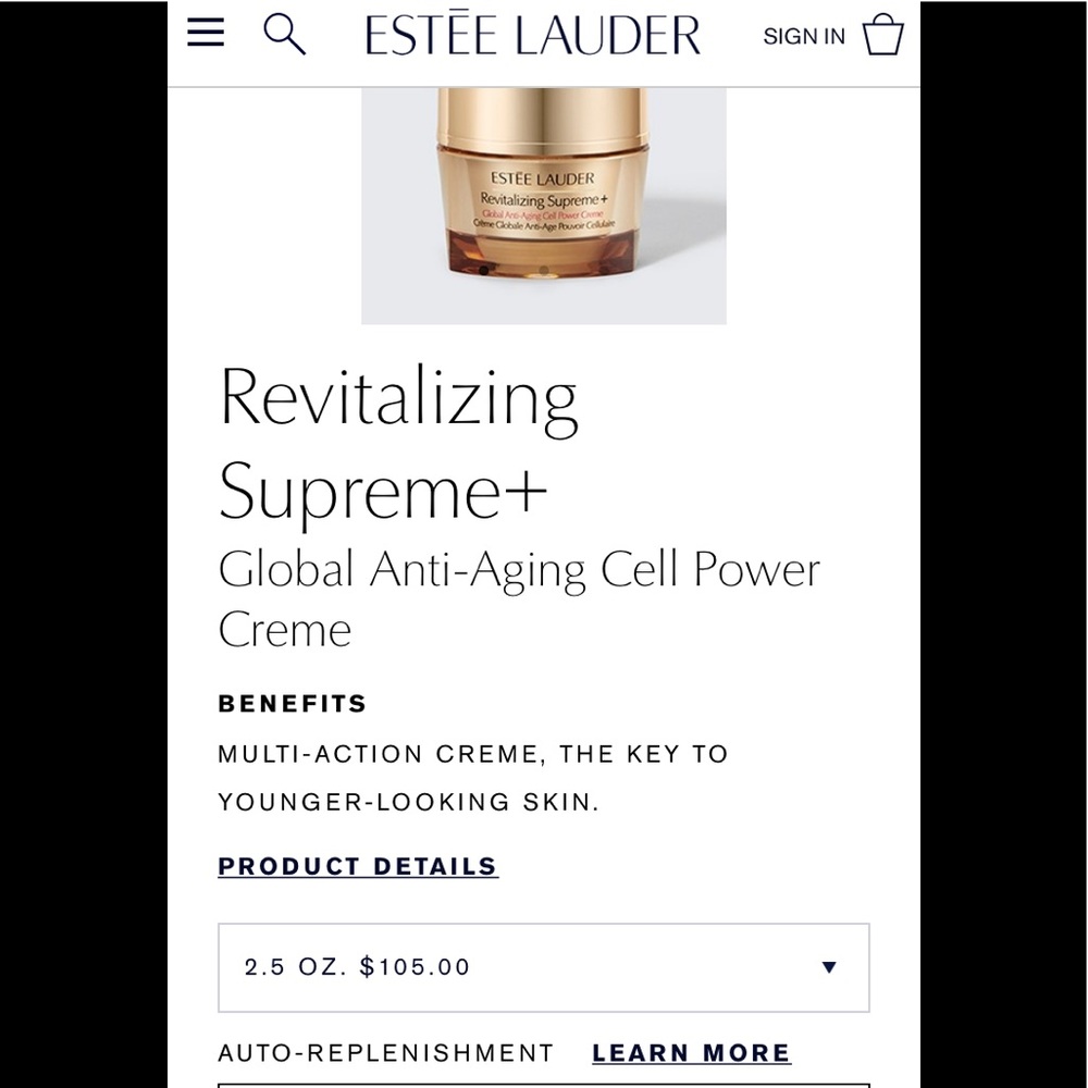 Estée Lauder Revitalizing Supreme +